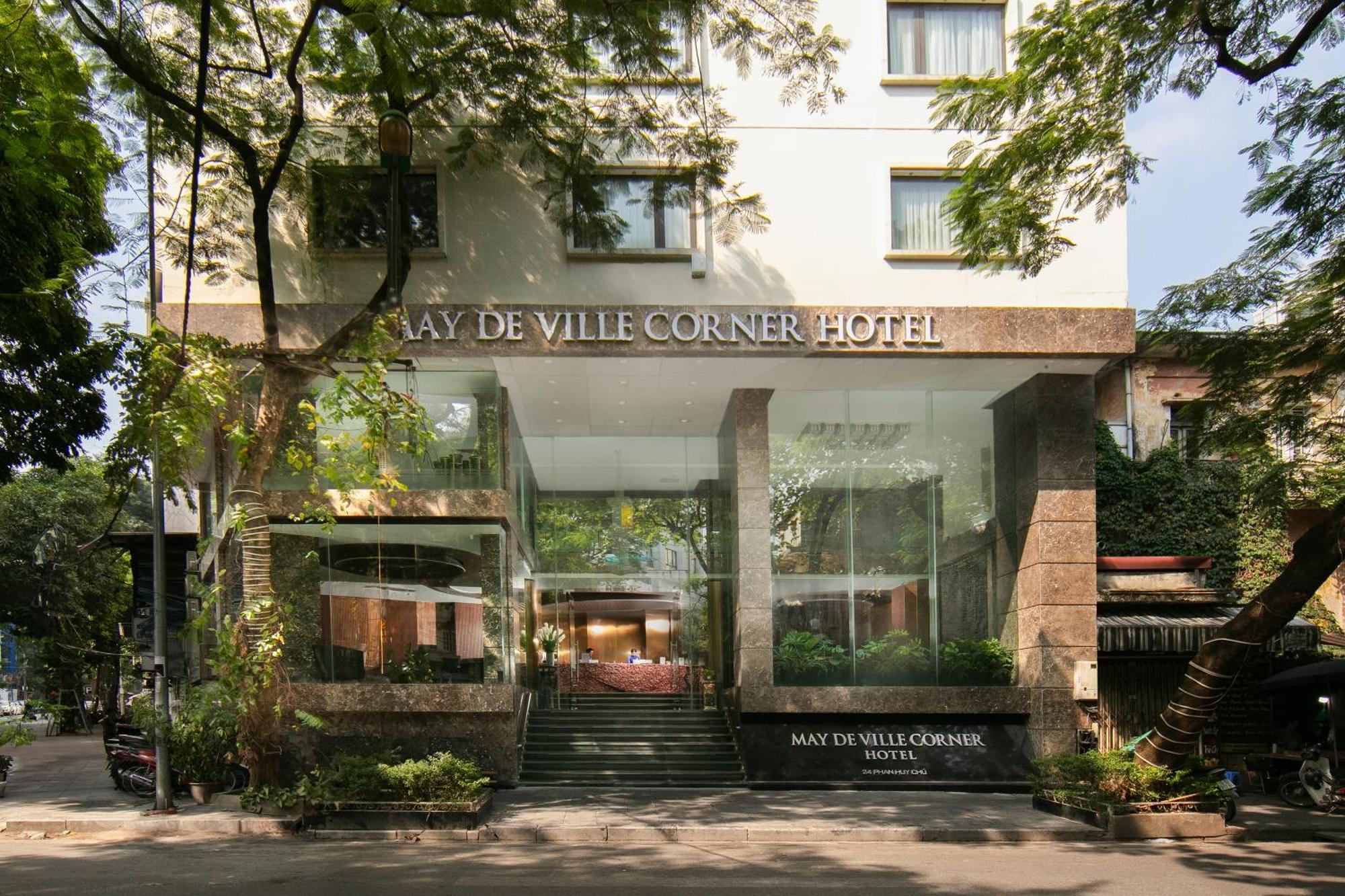 May De Ville Corner Hotel Hanoi Exteriör bild