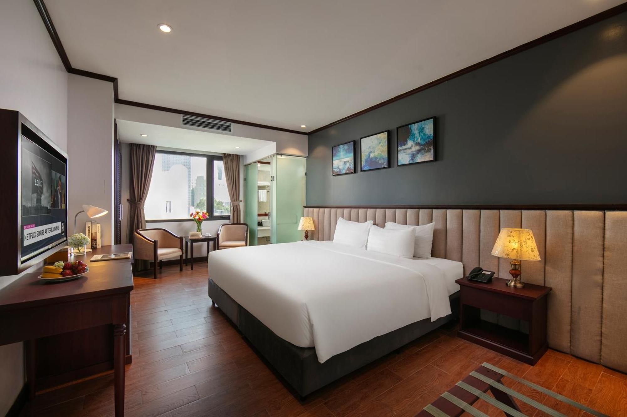 May De Ville Corner Hotel Hanoi Exteriör bild