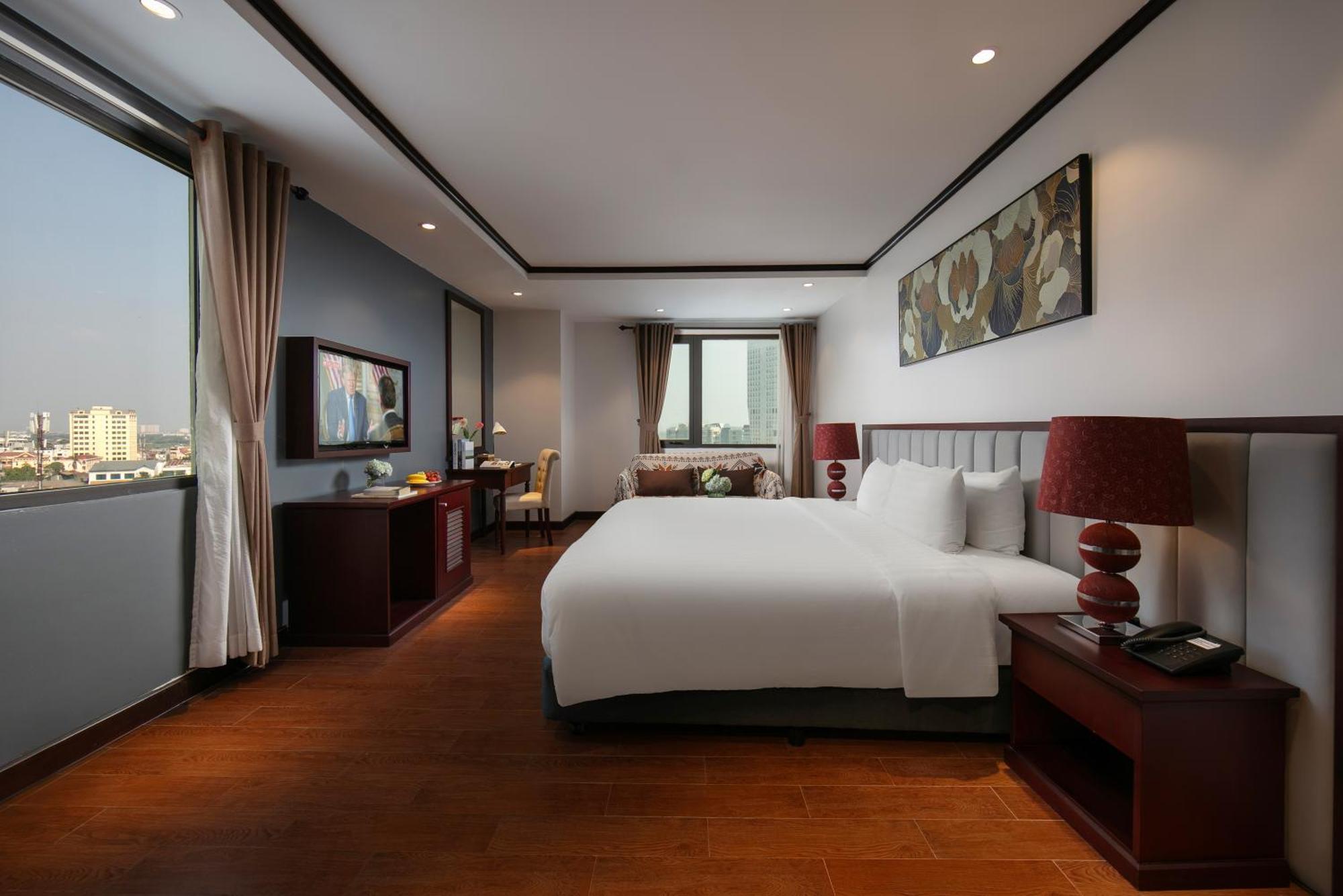 May De Ville Corner Hotel Hanoi Exteriör bild