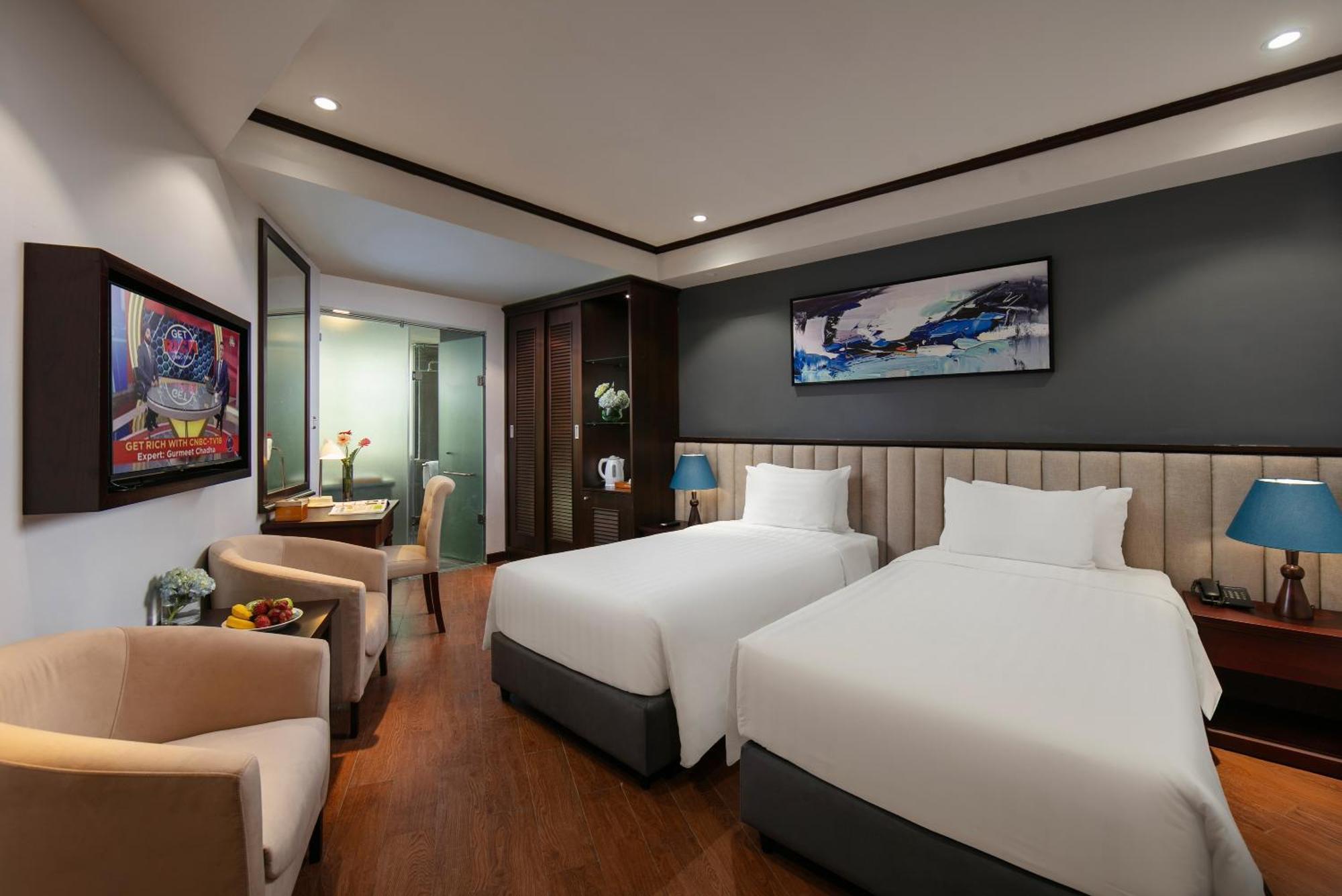 May De Ville Corner Hotel Hanoi Exteriör bild