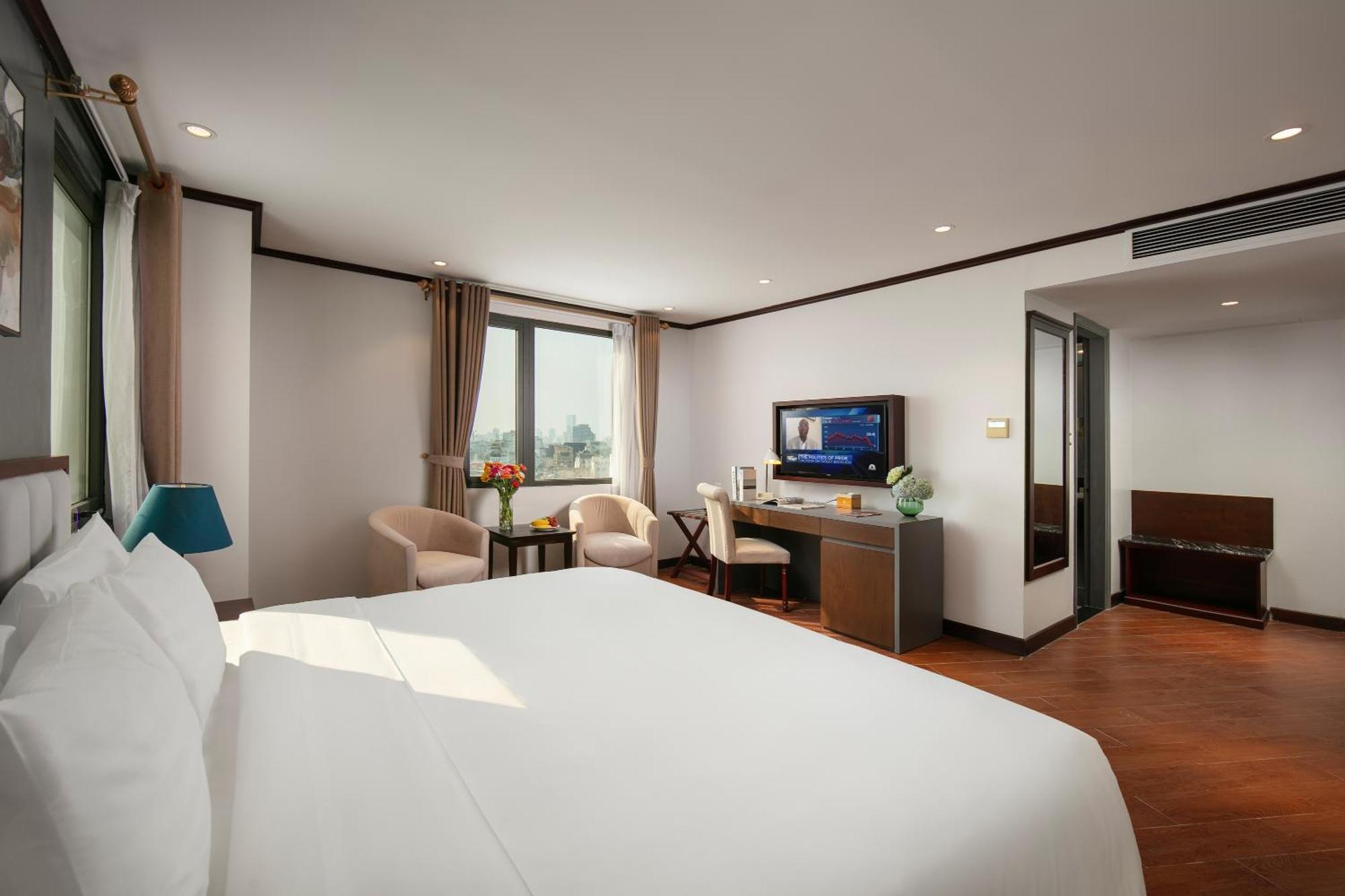 May De Ville Corner Hotel Hanoi Exteriör bild
