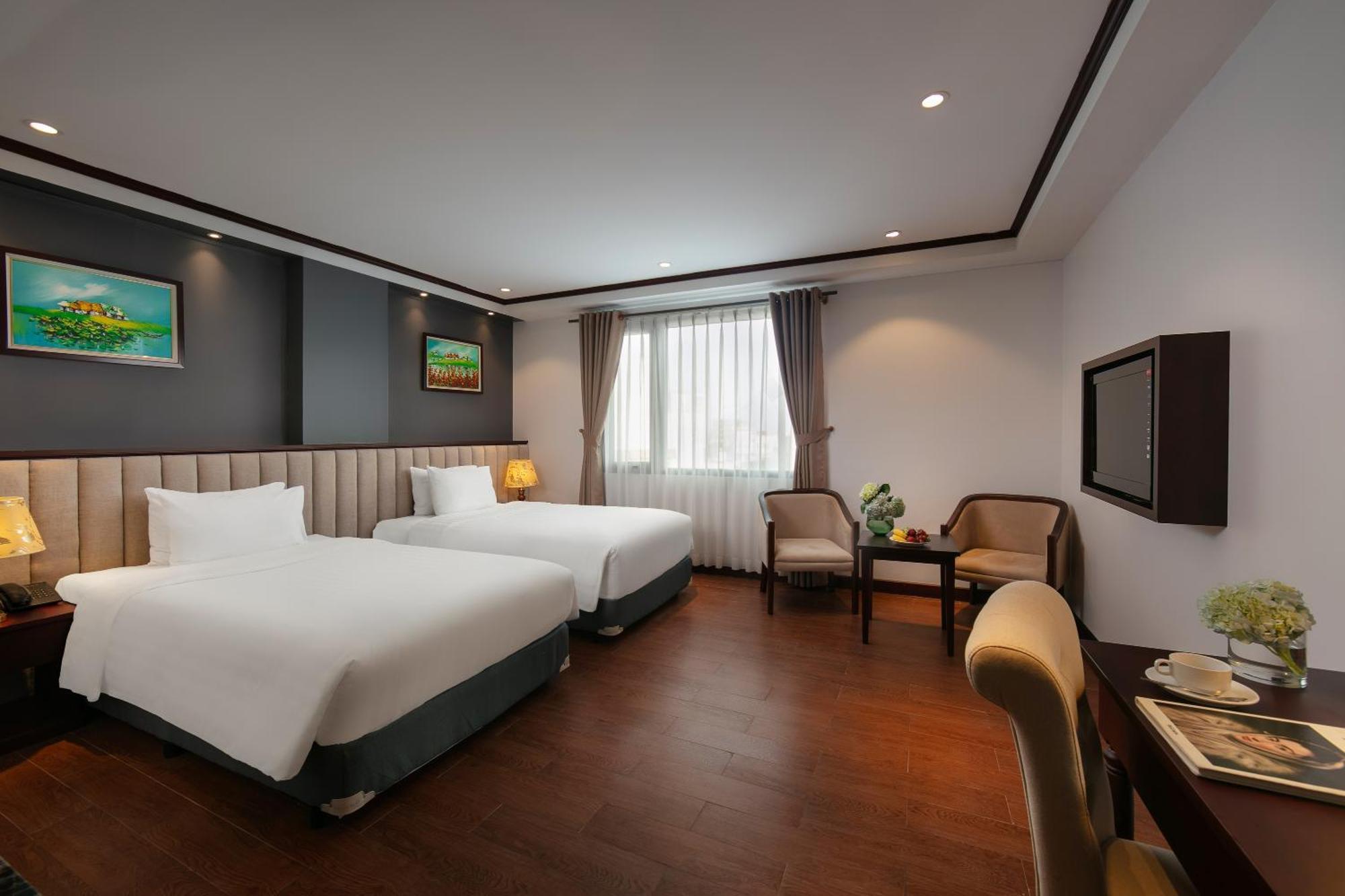 May De Ville Corner Hotel Hanoi Exteriör bild