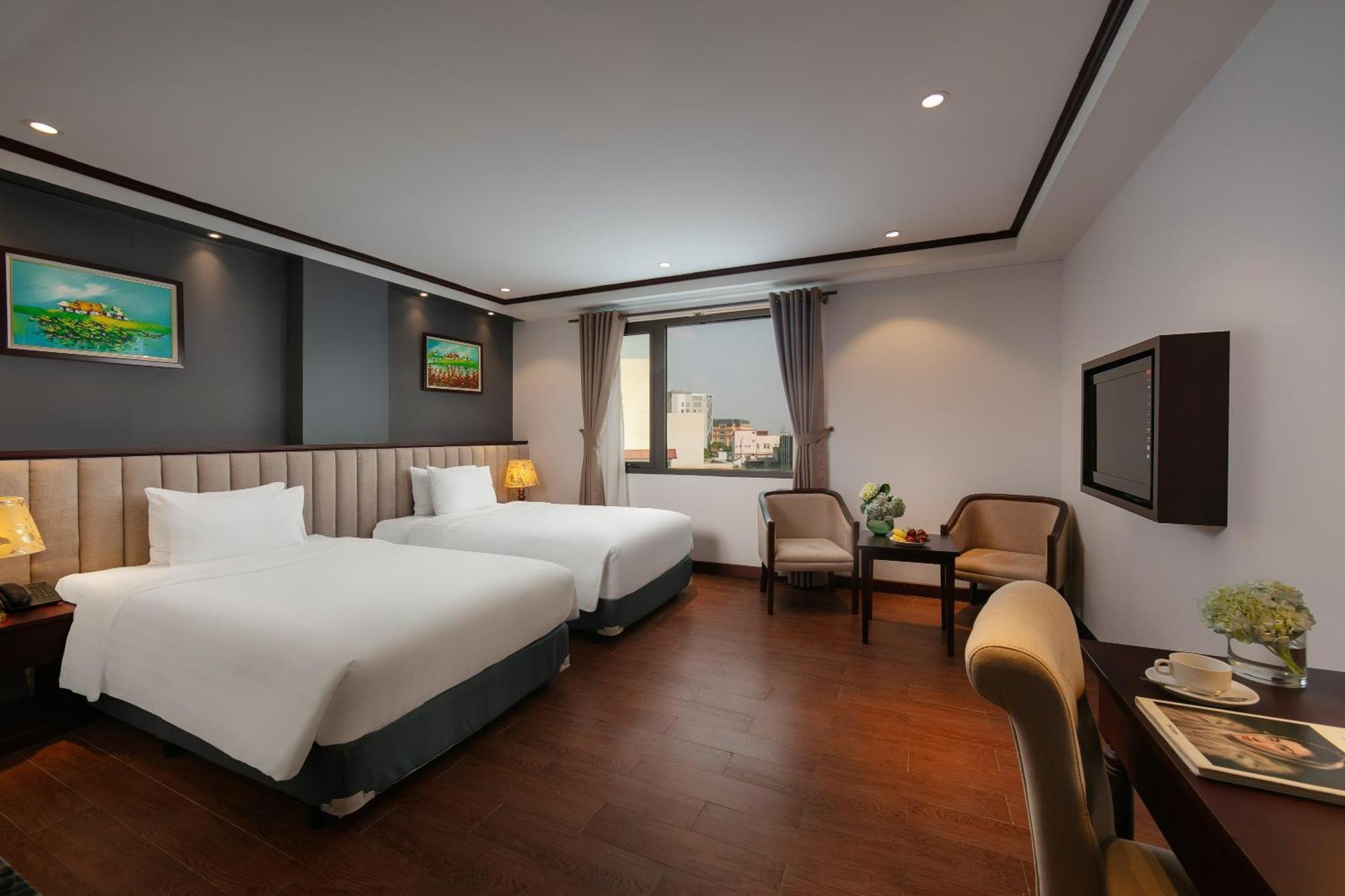 May De Ville Corner Hotel Hanoi Exteriör bild